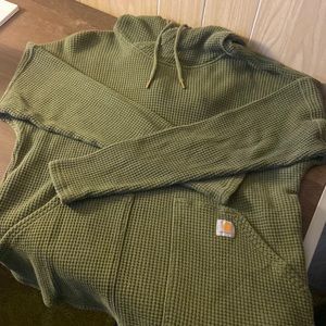 Women’s Carharrt grid fleece sweater size M